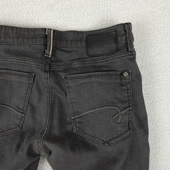 Mavi Jeans Mens30X29 Black Faded Jake Slim Straight Lightweight Denim Stretch - Picture 5 of 11